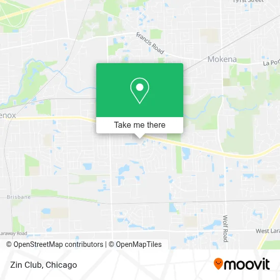 Zin Club map