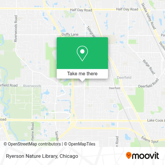 Ryerson Nature Library map