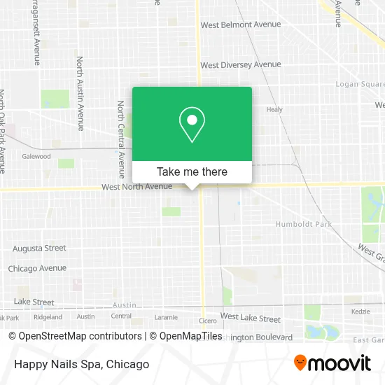 Happy Nails Spa map