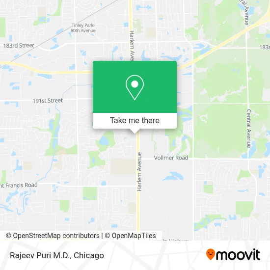 Rajeev Puri M.D. map
