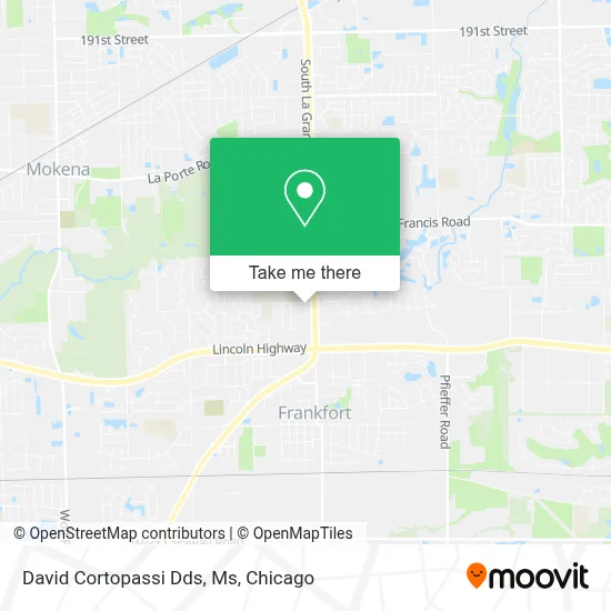 David Cortopassi Dds, Ms map