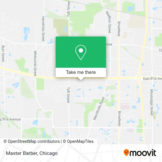 Master Barber map