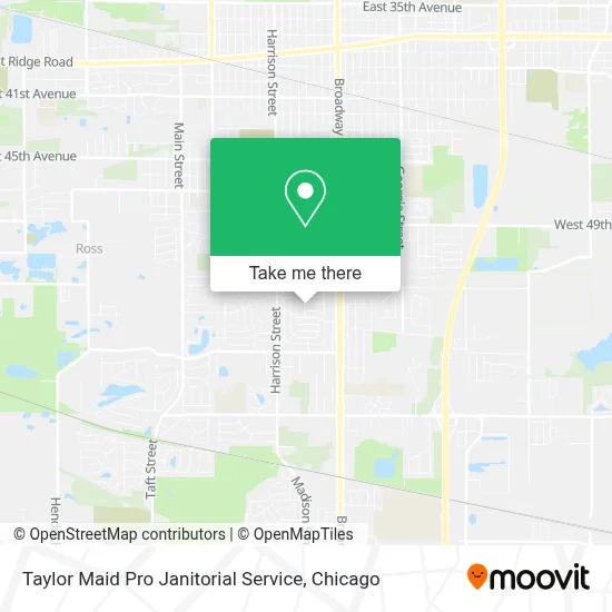 Taylor Maid Pro Janitorial Service map