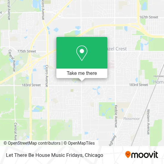 Let There Be House Music Fridays map