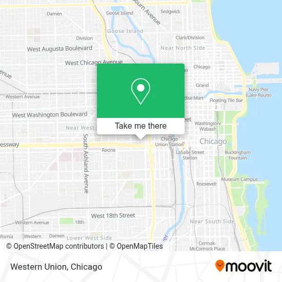 Western Union map