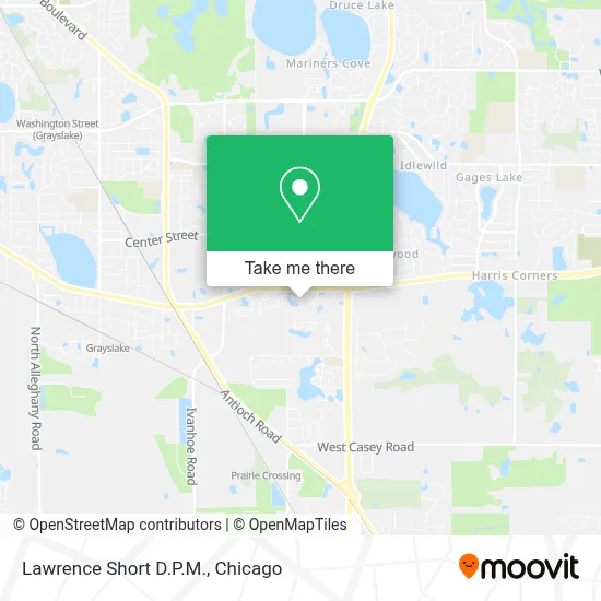 Lawrence Short D.P.M. map