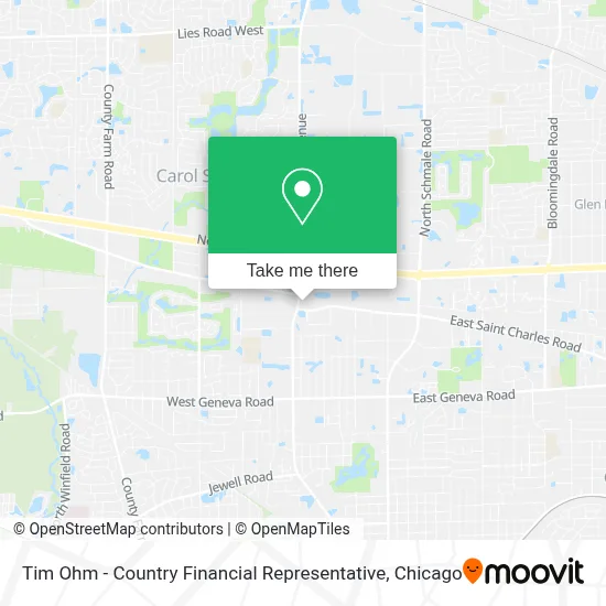 Tim Ohm - Country Financial Representative map