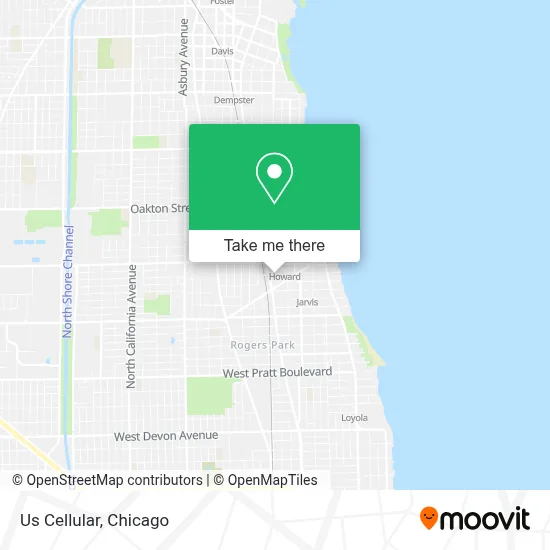 Us Cellular map