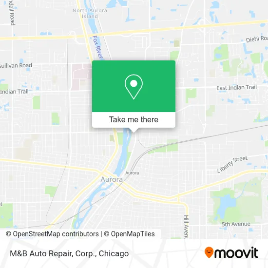 M&B Auto Repair, Corp. map
