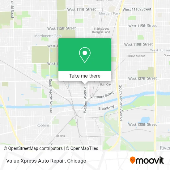 Value Xpress Auto Repair map