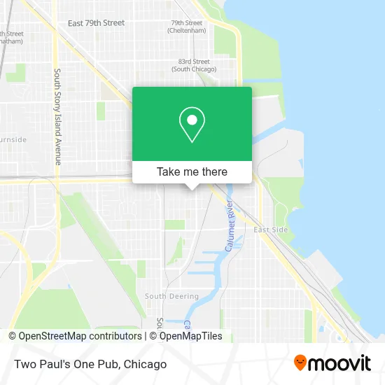 Two Paul's One Pub map