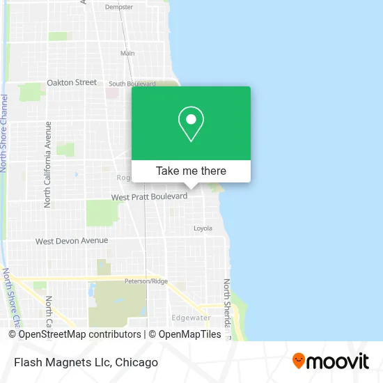 Flash Magnets Llc map