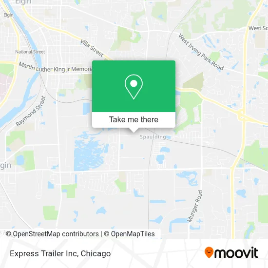 Express Trailer Inc map