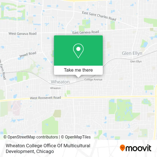 Wheaton College Office Of Multicultural Development map