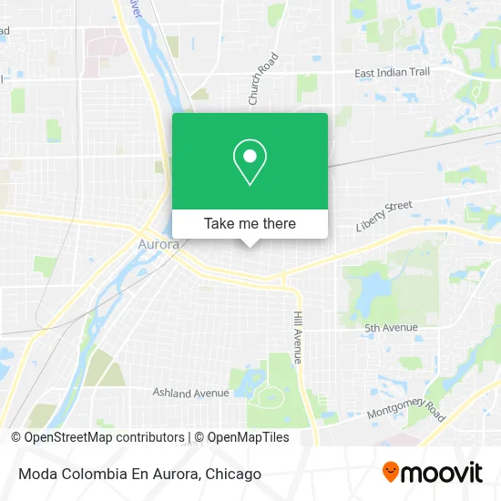 Moda Colombia En Aurora map