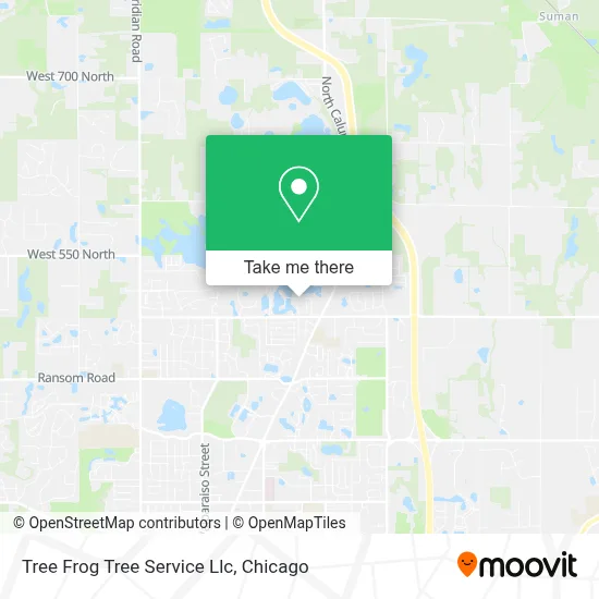 Tree Frog Tree Service Llc map