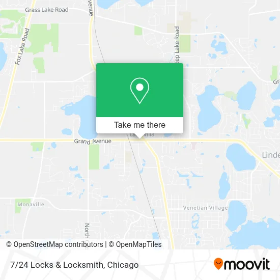 7/24 Locks & Locksmith map