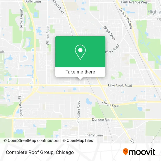 Complete Roof Group map