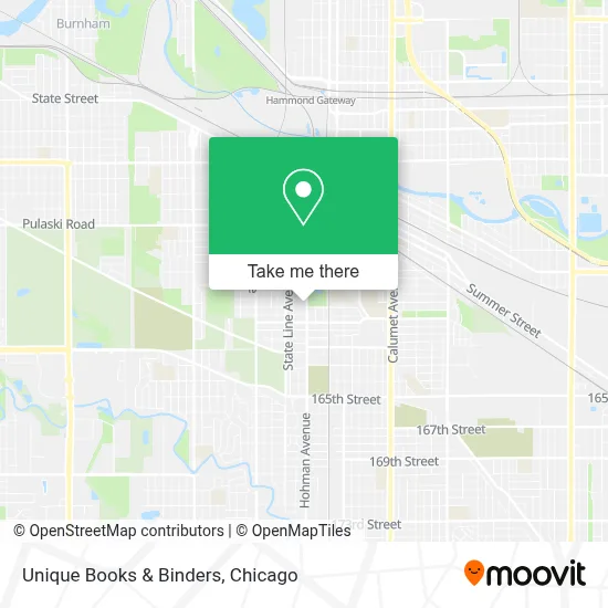 Unique Books & Binders map
