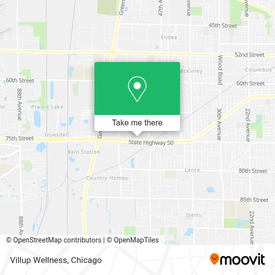 Villup Wellness map