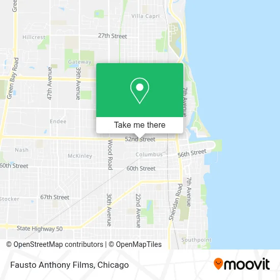 Fausto Anthony Films map