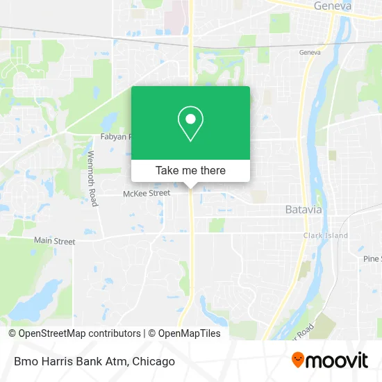 Bmo Harris Bank Atm map