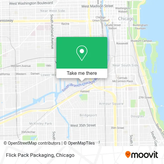 Flick Pack Packaging map