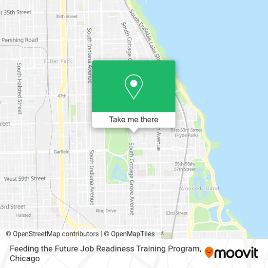 Feeding the Future Job Readiness Training Program map
