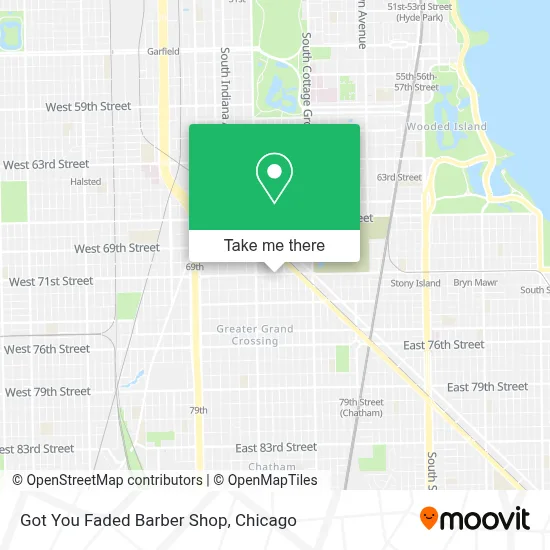 Got You Faded Barber Shop map