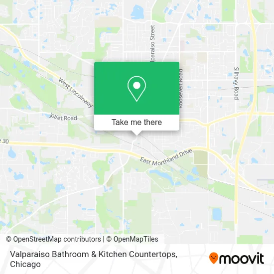 Valparaiso Bathroom & Kitchen Countertops map