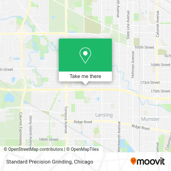 Standard Precision Grinding map