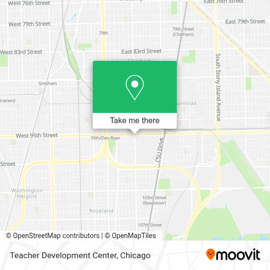 Teacher Development Center map