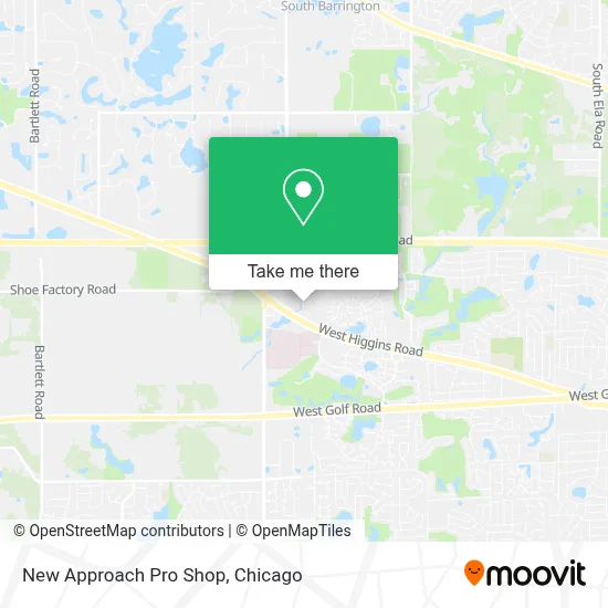New Approach Pro Shop map
