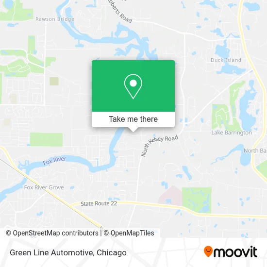 Green Line Automotive map