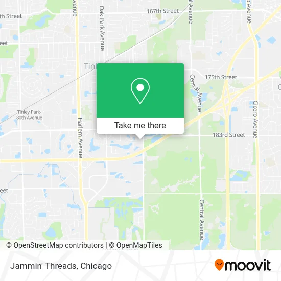 Jammin' Threads map