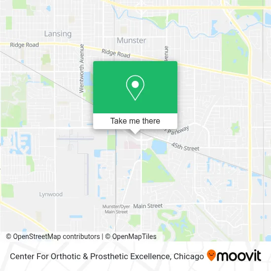 Center For Orthotic & Prosthetic Excellence map