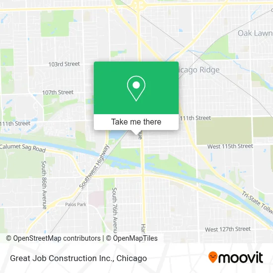 Great Job Construction Inc. map