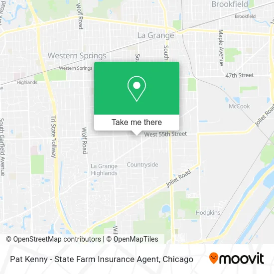 Pat Kenny - State Farm Insurance Agent map
