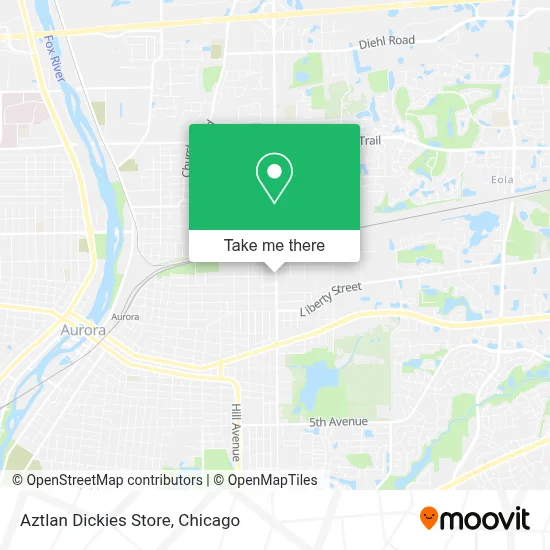 Aztlan Dickies Store map