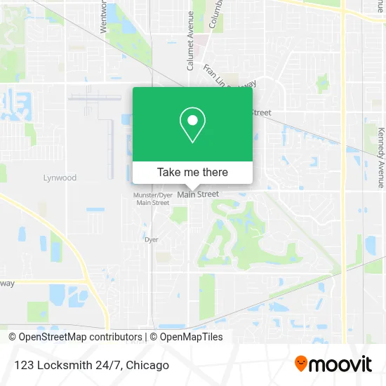 123 Locksmith 24/7 map