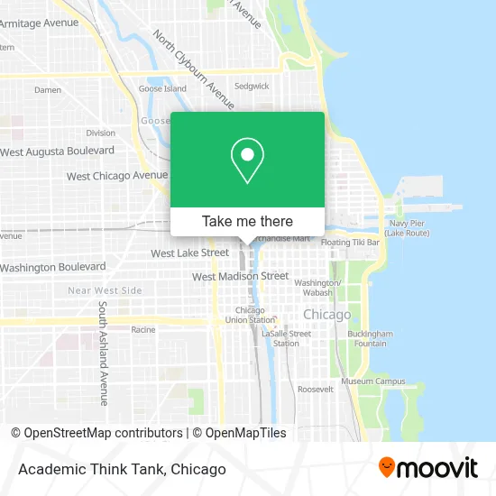 Academic Think Tank map