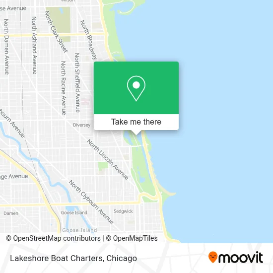 Lakeshore Boat Charters map