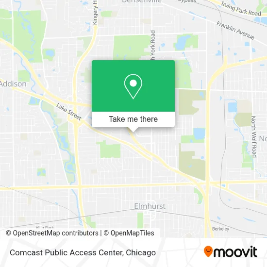 Comcast Public Access Center map