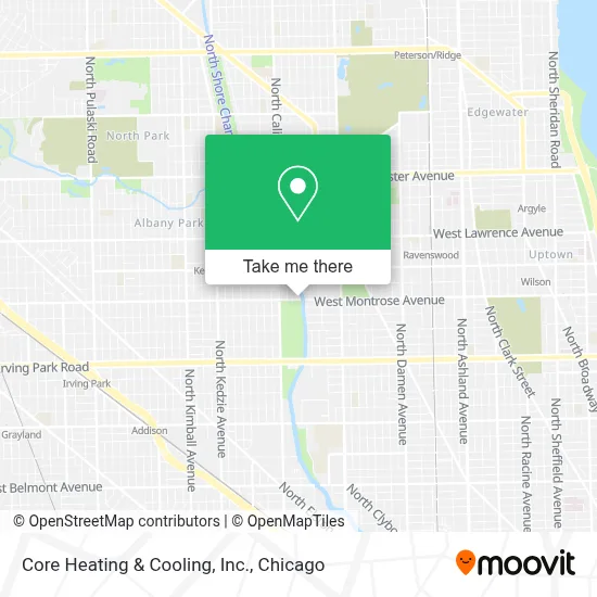 Core Heating & Cooling, Inc. map