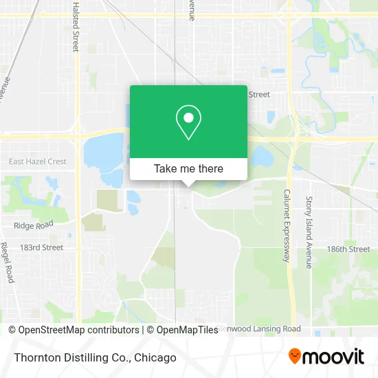 Thornton Distilling Co. map