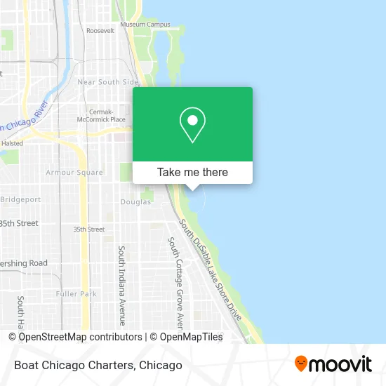 Boat Chicago Charters map