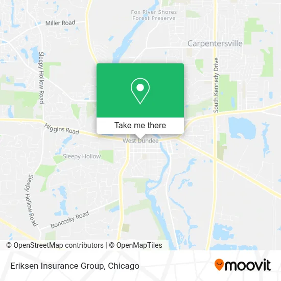 Eriksen Insurance Group map