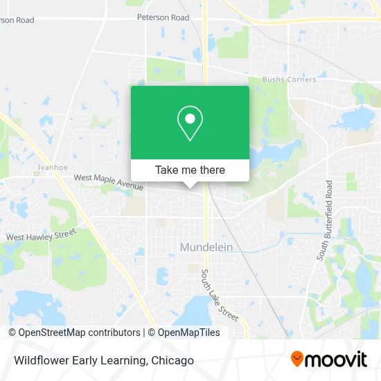 Wildflower Early Learning map