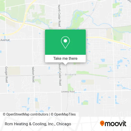 Rcm Heating & Cooling, Inc. map
