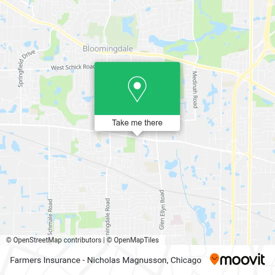 Farmers Insurance - Nicholas Magnusson map